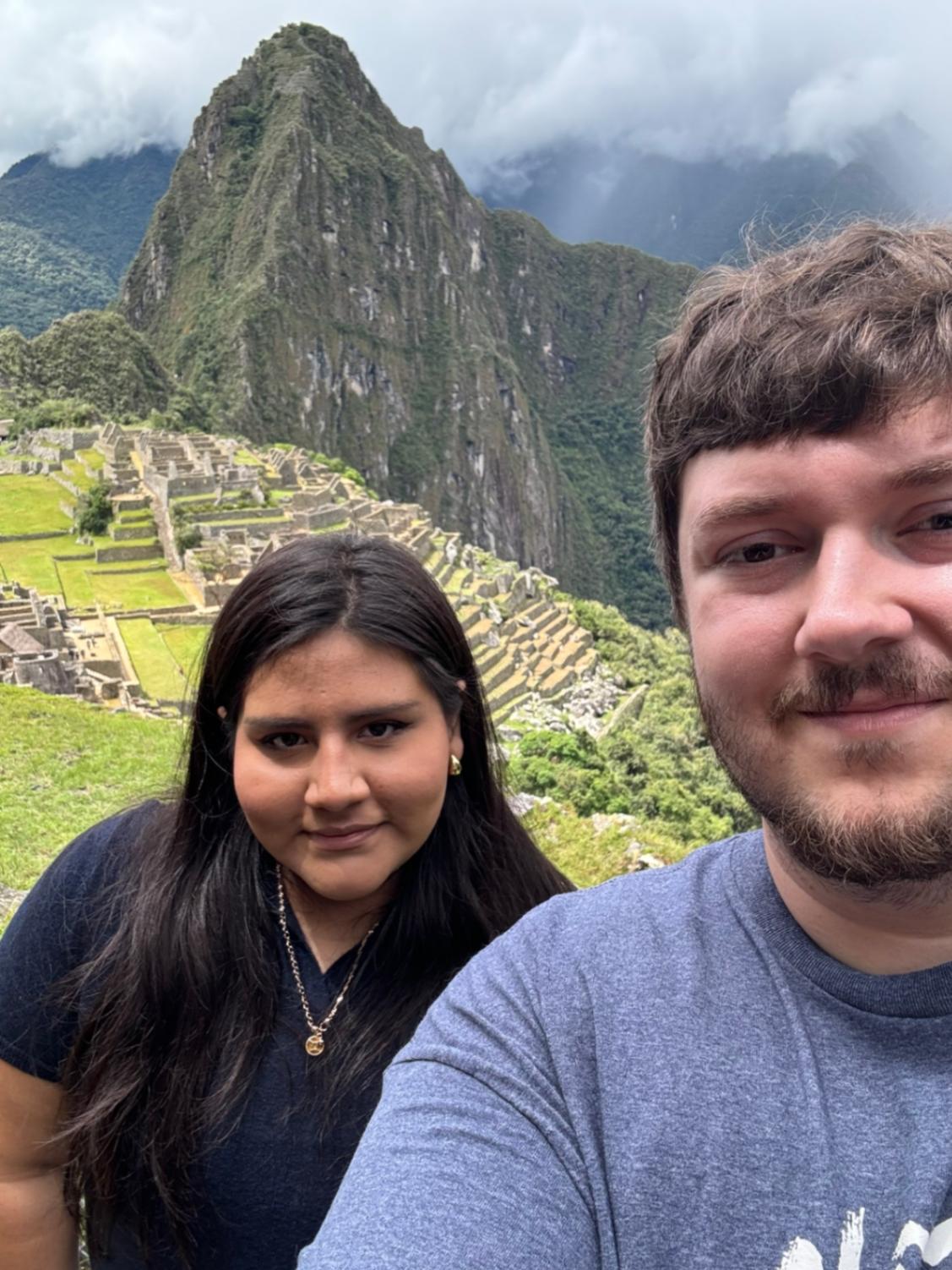 Jacob and Avril at Machu Picchu